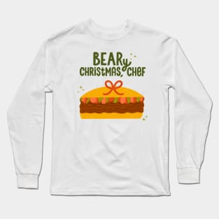 Beary Christmas, Chef Long Sleeve T-Shirt